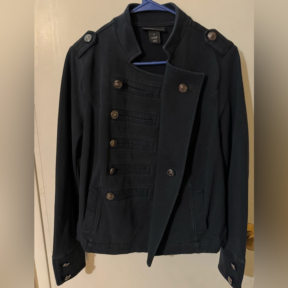 Layne Bryant Military Style Jacket-Black